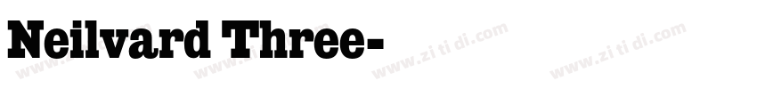 Neilvard Three字体转换 Neilvard Three字体转换